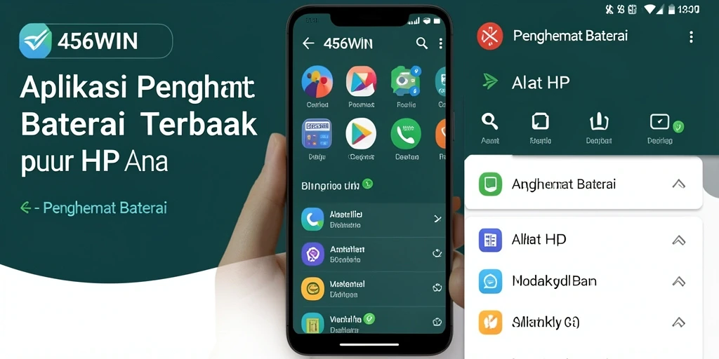 Antarmuka aplikasi 456WIN yang intuitif dan informatif untuk Penghemat Baterai.