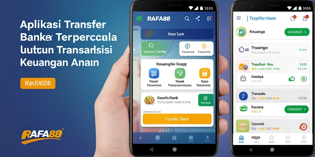 Tampilan antarmuka RAFA88 yang sederhana dan fungsional untuk Transfer Bank.