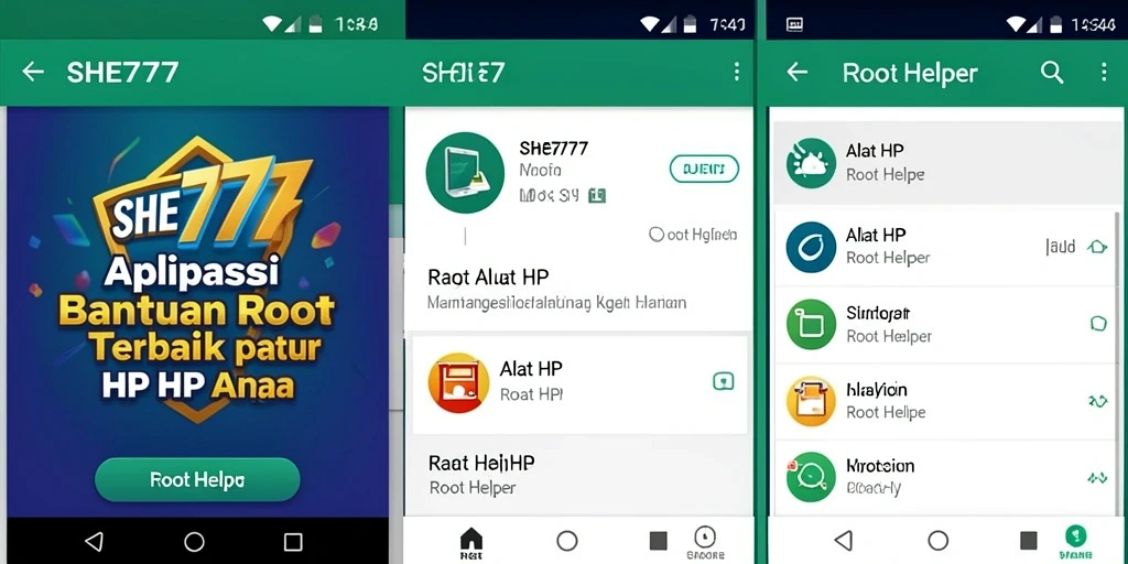 Tampilan antarmuka utama SHE777 yang intuitif dan user-friendly.